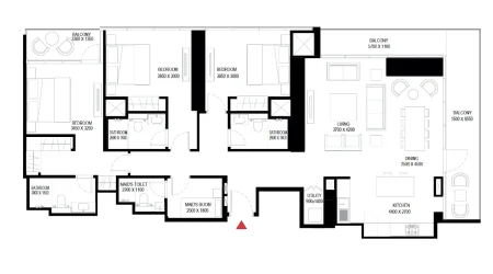 Sobha-One-3BR-Floor-Plan.webp